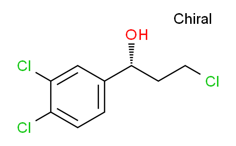 CAS No. 1233501-44-4, (R)-3-Chloro-1-(3,4-dichlorophenyl)propan-1-ol