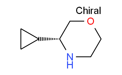 CAS No. 1270034-81-5, (R)-3-Cyclopropylmorpholine