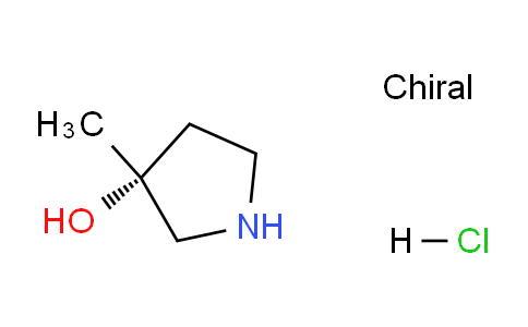 CAS No. 1956436-45-5, (R)-3-Methylpyrrolidin-3-ol hydrochloride