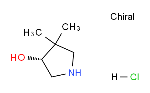 CAS No. 1152110-88-7, (R)-4,4-Dimethylpyrrolidin-3-ol hydrochloride