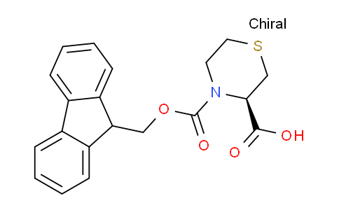 CAS No. 959572-96-4, (R)-4-(((9H-Fluoren-9-yl)methoxy)carbonyl)thiomorpholine-3-carboxylic acid