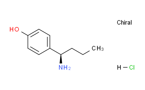 CAS No. 1217445-51-6, (R)-4-(1-Aminobutyl)phenol hydrochloride