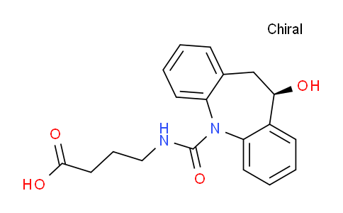 CAS No. 1523541-97-0, (R)-4-(10-Hydroxy-10,11-dihydro-5H-dibenzo[b,f]azepine-5-carboxamido)butanoic acid