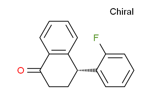 CAS No. 1234356-88-7, (R)-4-(2-Fluorophenyl)-3,4-dihydronaphthalen-1(2H)-one