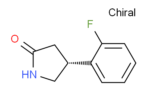 CAS No. 1384268-56-7, (R)-4-(2-Fluorophenyl)pyrrolidin-2-one