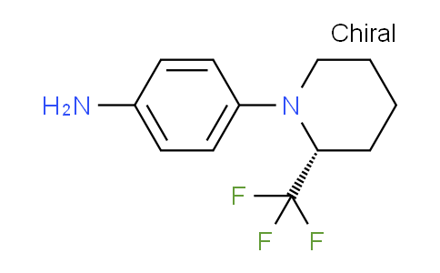 CAS No. 1416348-86-1, (R)-4-(2-Trifluoromethyl-piperidin-1-yl)-aniline