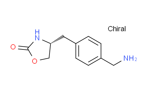 CAS No. 1217732-05-2, (R)-4-(4-(Aminomethyl)benzyl)oxazolidin-2-one