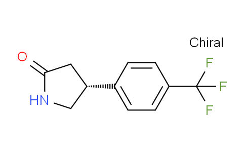 CAS No. 1384268-97-6, (R)-4-(4-(Trifluoromethyl)phenyl)pyrrolidin-2-one