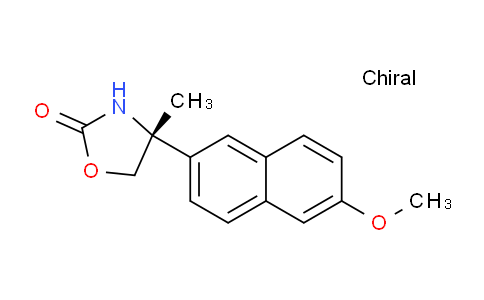 CAS No. 1225346-70-2, (R)-4-(6-Methoxynaphthalen-2-yl)-4-methyloxazolidin-2-one