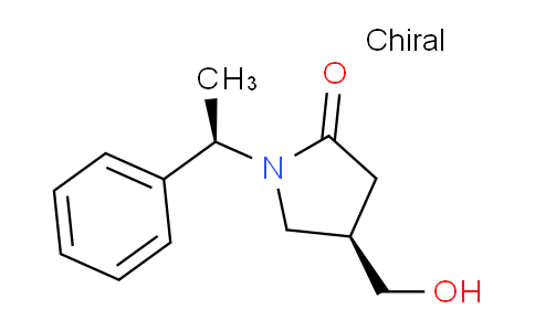 CAS No. 190957-22-3, (R)-4-(Hydroxymethyl)-1-((R)-1-phenylethyl)pyrrolidin-2-one