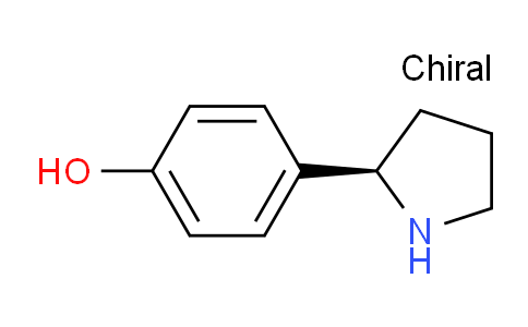 CAS No. 1228566-32-2, (R)-4-(Pyrrolidin-2-yl)phenol