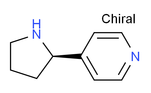 CAS No. 130343-15-6, (R)-4-(Pyrrolidin-2-yl)pyridine