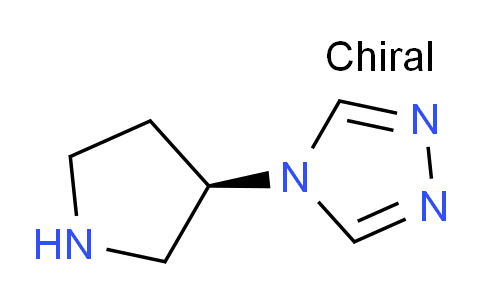CAS No. 1234191-65-1, (R)-4-(Pyrrolidin-3-yl)-4H-1,2,4-triazole