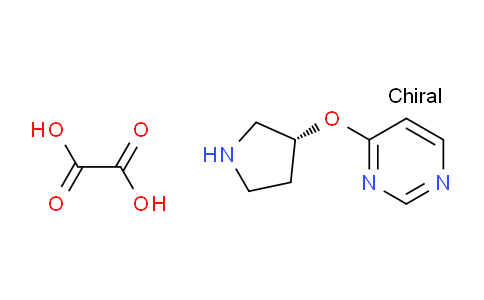 CAS No. 1956434-52-8, (R)-4-(Pyrrolidin-3-yloxy)pyrimidine oxalate