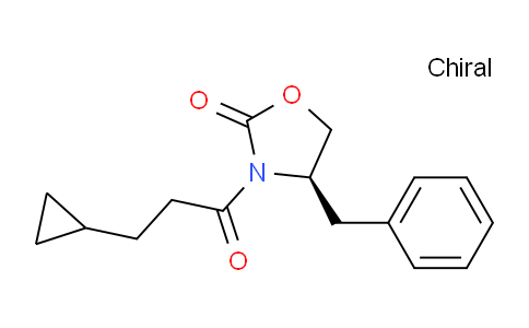CAS No. 289677-11-8, (R)-4-Benzyl-3-(3-cyclopropylpropanoyl)oxazolidin-2-one