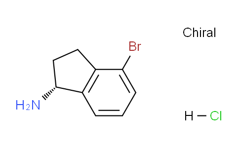 CAS No. 1307231-02-2, (R)-4-Bromo-2,3-dihydro-1H-inden-1-amine hydrochloride