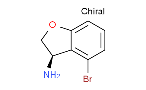CAS No. 1213941-82-2, (R)-4-Bromo-2,3-dihydrobenzofuran-3-amine