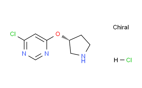 CAS No. 1261234-80-3, (R)-4-Chloro-6-(pyrrolidin-3-yloxy)pyrimidine hydrochloride