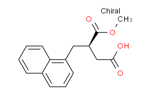 CAS No. 119807-82-8, (R)-4-Methoxy-3-(naphthalen-1-ylmethyl)-4-oxobutanoic acid