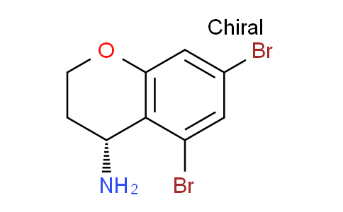 CAS No. 1344432-54-7, (R)-5,7-Dibromochroman-4-amine