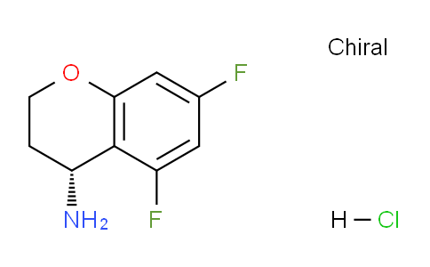 CAS No. 1266229-95-1, (R)-5,7-Difluorochroman-4-amine hydrochloride