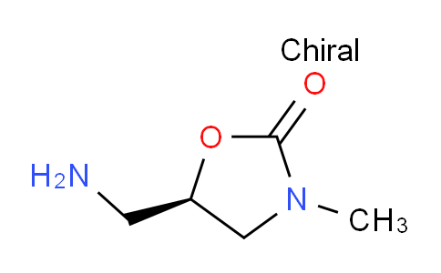CAS No. 637343-93-2, (R)-5-(Aminomethyl)-3-methyloxazolidin-2-one