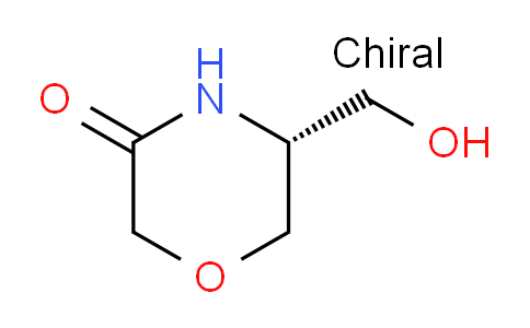 CAS No. 1389350-66-6, (R)-5-(Hydroxymethyl)morpholin-3-one