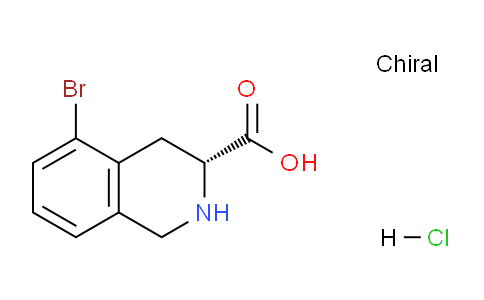 CAS No. 1638668-15-1, (R)-5-Bromo-1,2,3,4-tetrahydroisoquinoline-3-carboxylic acid hydrochloride