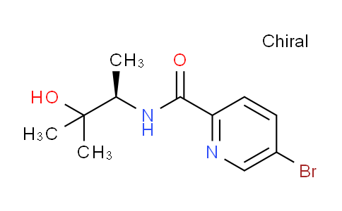 CAS No. 1467663-41-7, (R)-5-Bromo-N-(3-hydroxy-3-methylbutan-2-yl)picolinamide
