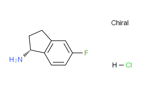 CAS No. 1381928-19-3, (R)-5-Fluoro-2,3-dihydro-1H-inden-1-amine hydrochloride