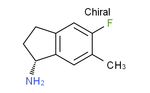 CAS No. 730980-45-7, (R)-5-Fluoro-6-methyl-2,3-dihydro-1H-inden-1-amine