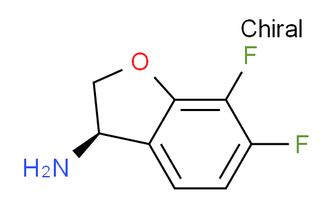 CAS No. 1259759-12-0, (R)-6,7-Difluoro-2,3-dihydrobenzofuran-3-amine