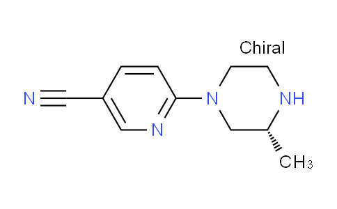 CAS No. 1057682-05-9, (R)-6-(3-Methylpiperazin-1-yl)nicotinonitrile