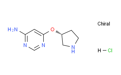 CAS No. 1354020-93-1, (R)-6-(Pyrrolidin-3-yloxy)pyrimidin-4-amine hydrochloride