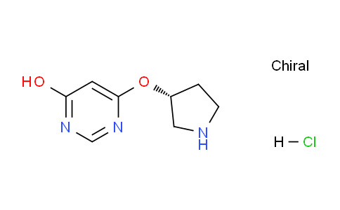 CAS No. 1354009-09-8, (R)-6-(Pyrrolidin-3-yloxy)pyrimidin-4-ol hydrochloride