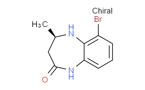 CAS No. 1884712-55-3, (R)-6-Bromo-4-methyl-4,5-dihydro-1H-benzo[b][1,4]diazepin-2(3H)-one