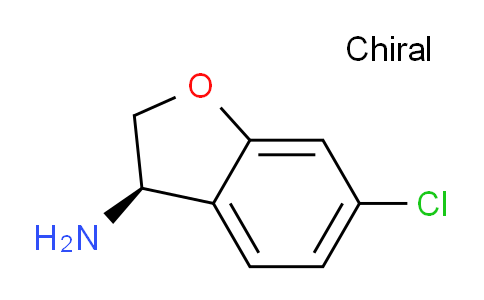CAS No. 1213970-75-2, (R)-6-Chloro-2,3-dihydrobenzofuran-3-amine