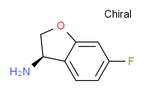 CAS No. 1213490-00-6, (R)-6-Fluoro-2,3-dihydrobenzofuran-3-amine