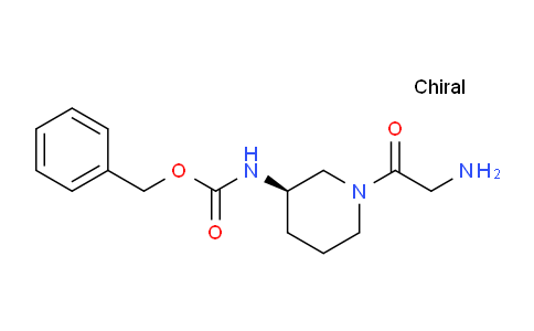 CAS No. 1354008-81-3, (R)-Benzyl (1-(2-aminoacetyl)piperidin-3-yl)carbamate