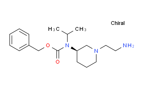 CAS No. 1354003-13-6, (R)-Benzyl (1-(2-aminoethyl)piperidin-3-yl)(isopropyl)carbamate