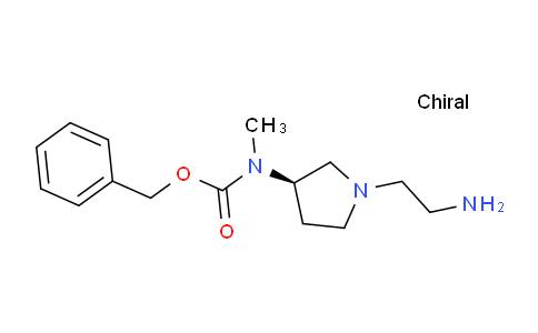 CAS No. 1354019-59-2, (R)-Benzyl (1-(2-aminoethyl)pyrrolidin-3-yl)(methyl)carbamate