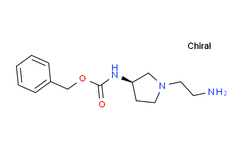 CAS No. 1354016-29-7, (R)-Benzyl (1-(2-aminoethyl)pyrrolidin-3-yl)carbamate