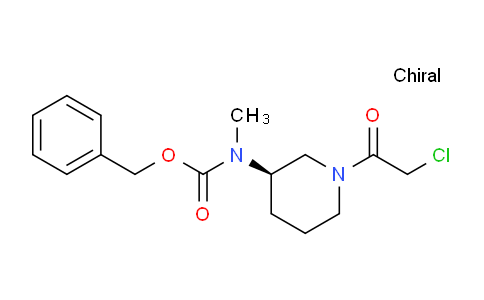 CAS No. 1354002-07-5, (R)-Benzyl (1-(2-chloroacetyl)piperidin-3-yl)(methyl)carbamate