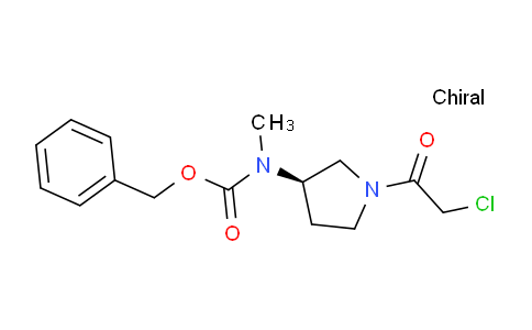 CAS No. 1354002-84-8, (R)-Benzyl (1-(2-chloroacetyl)pyrrolidin-3-yl)(methyl)carbamate