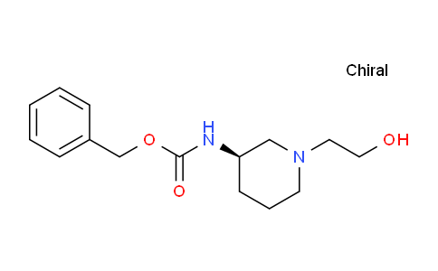 CAS No. 1354019-52-5, (R)-Benzyl (1-(2-hydroxyethyl)piperidin-3-yl)carbamate