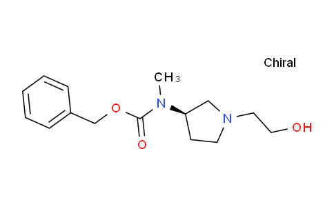 CAS No. 1354002-82-6, (R)-Benzyl (1-(2-hydroxyethyl)pyrrolidin-3-yl)(methyl)carbamate