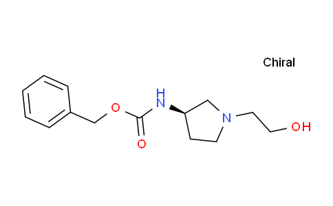 CAS No. 1354001-63-0, (R)-Benzyl (1-(2-hydroxyethyl)pyrrolidin-3-yl)carbamate