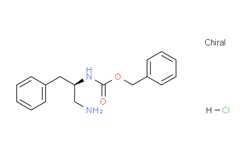 CAS No. 1391540-55-8, (R)-Benzyl (1-amino-3-phenylpropan-2-yl)carbamate hydrochloride
