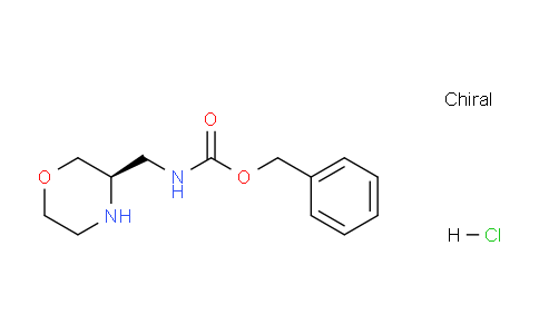 CAS No. 1312161-60-6, (R)-Benzyl (morpholin-3-ylmethyl)carbamate hydrochloride