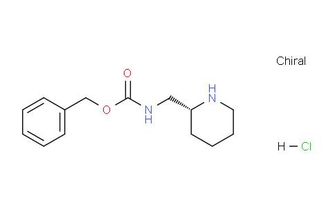 CAS No. 1217680-53-9, (R)-Benzyl (piperidin-2-ylmethyl)carbamate hydrochloride